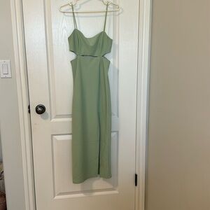 Mint green dress
